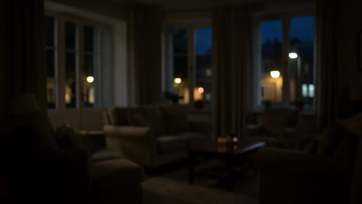 Generic image of a home interior with furniture appearing to vibrate slightly.