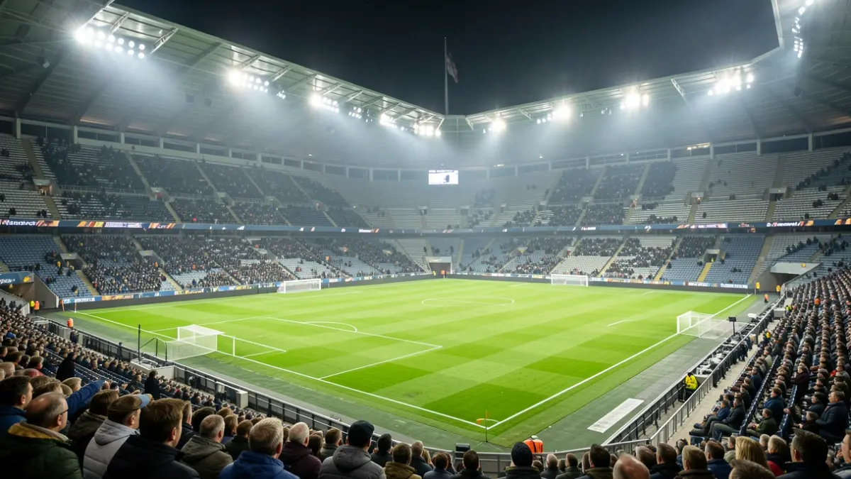 Imagen genérica de un estadio de fútbol vacío.