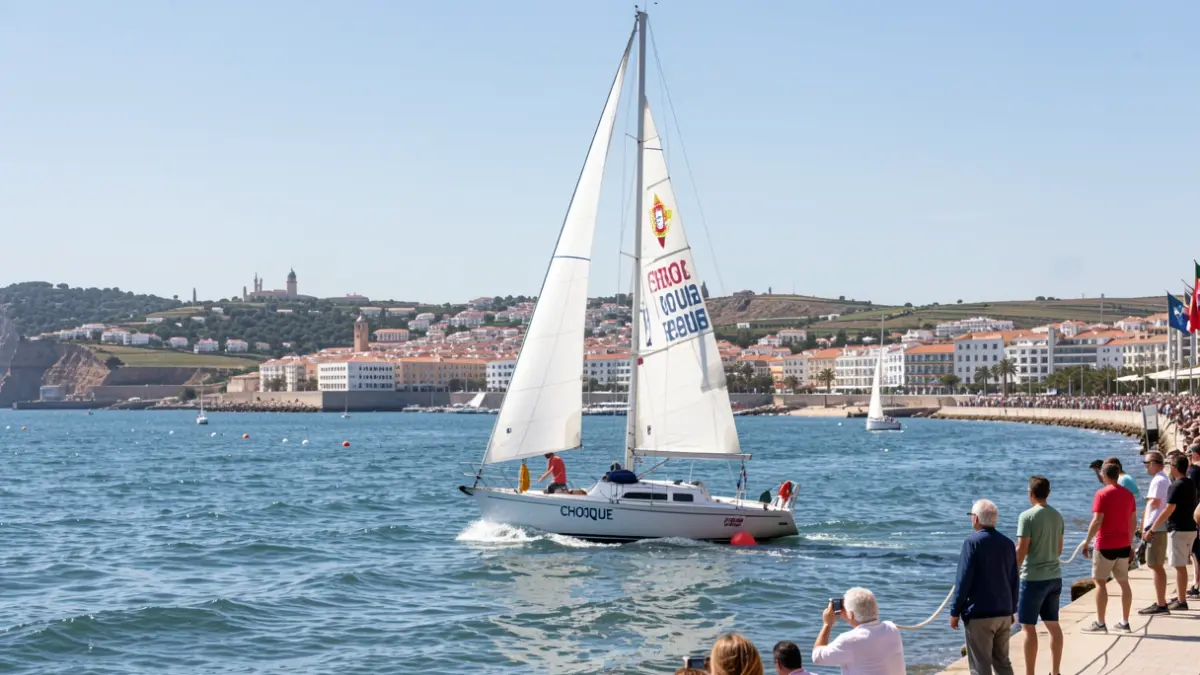La embarcación portuguesa Choque gana la XXXV Regata Lagos-Palos.