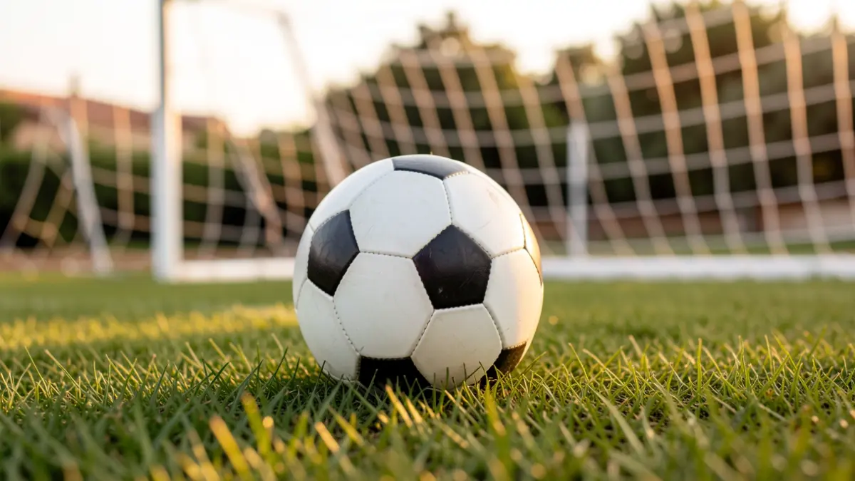 Imagen genérica de un balón de fútbol sobre el césped de un estadio.