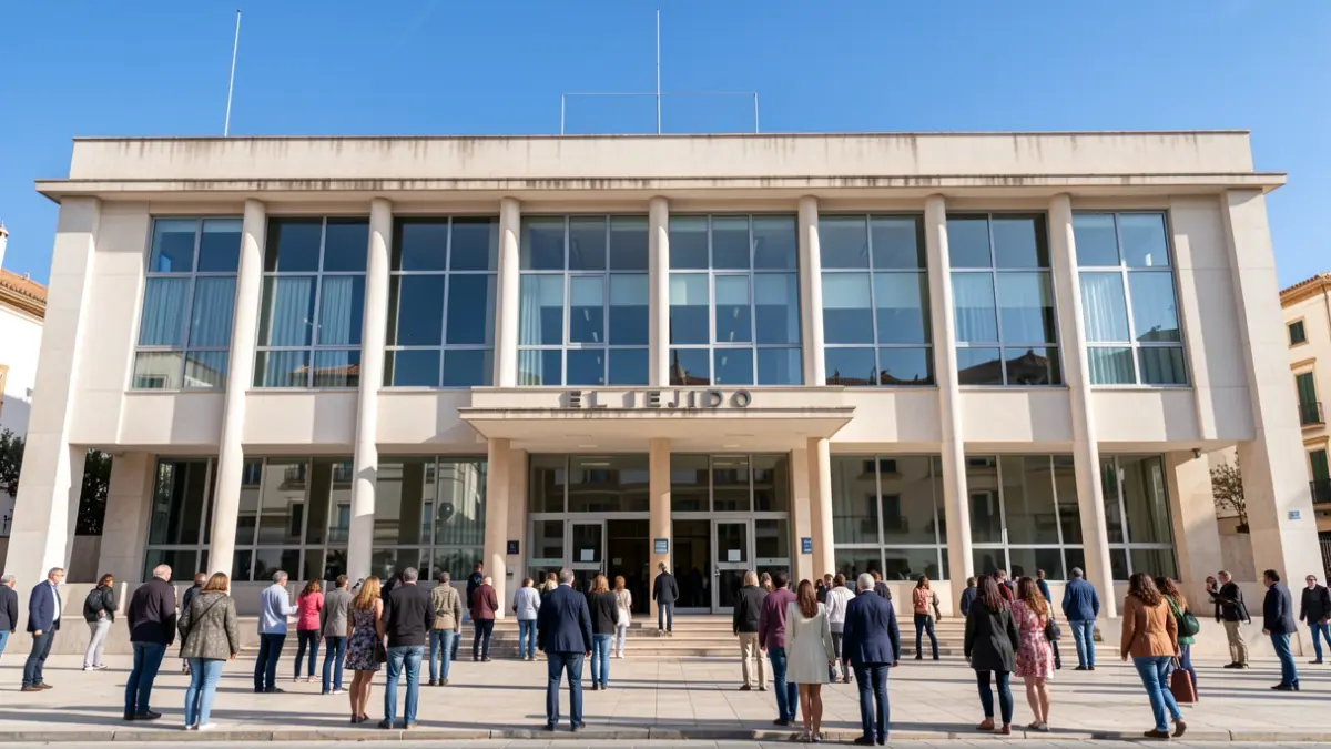 Facade of the El Ejido Town Hall.