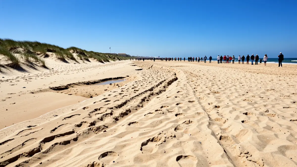 Generic image of erosion in a coastal area.