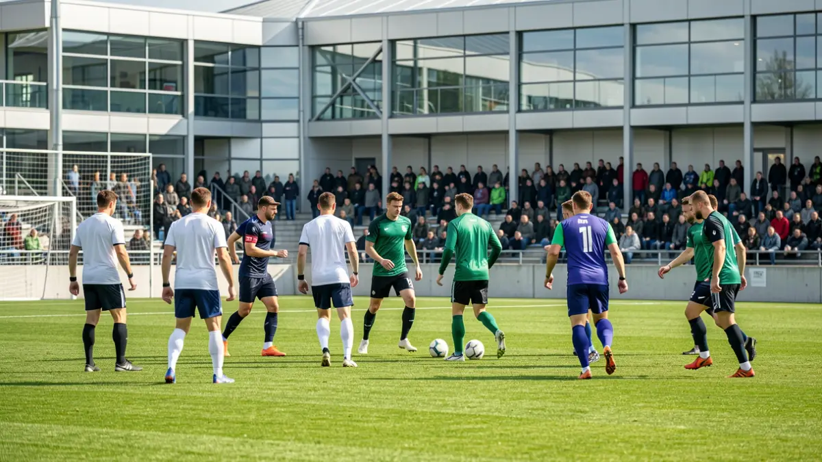 Generic image of a football team training in Poland.