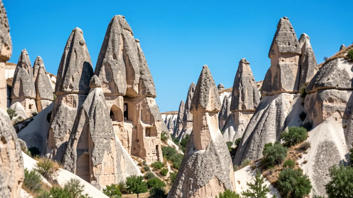 Karstic landscape of El Torcal de Antequera with unique rock formations.