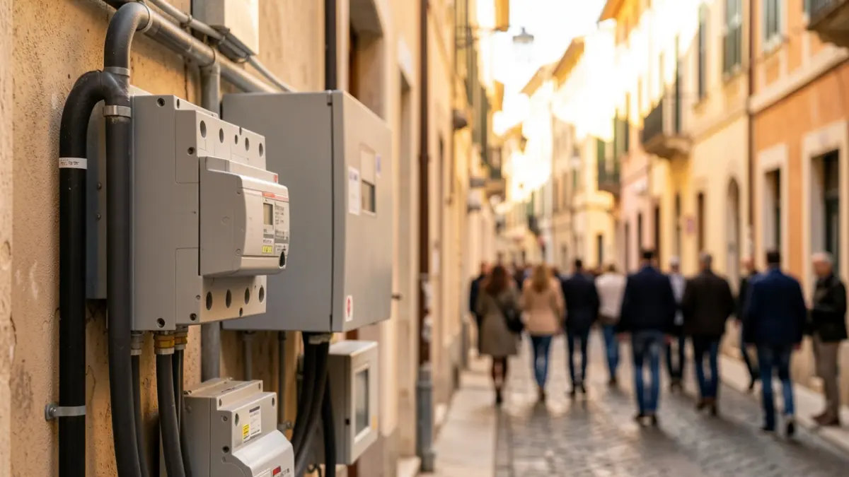 Imagen genérica de infraestructura eléctrica urbana.