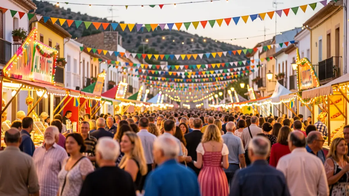 Generic image of popular festivals with a festive atmosphere and colorful decorations.