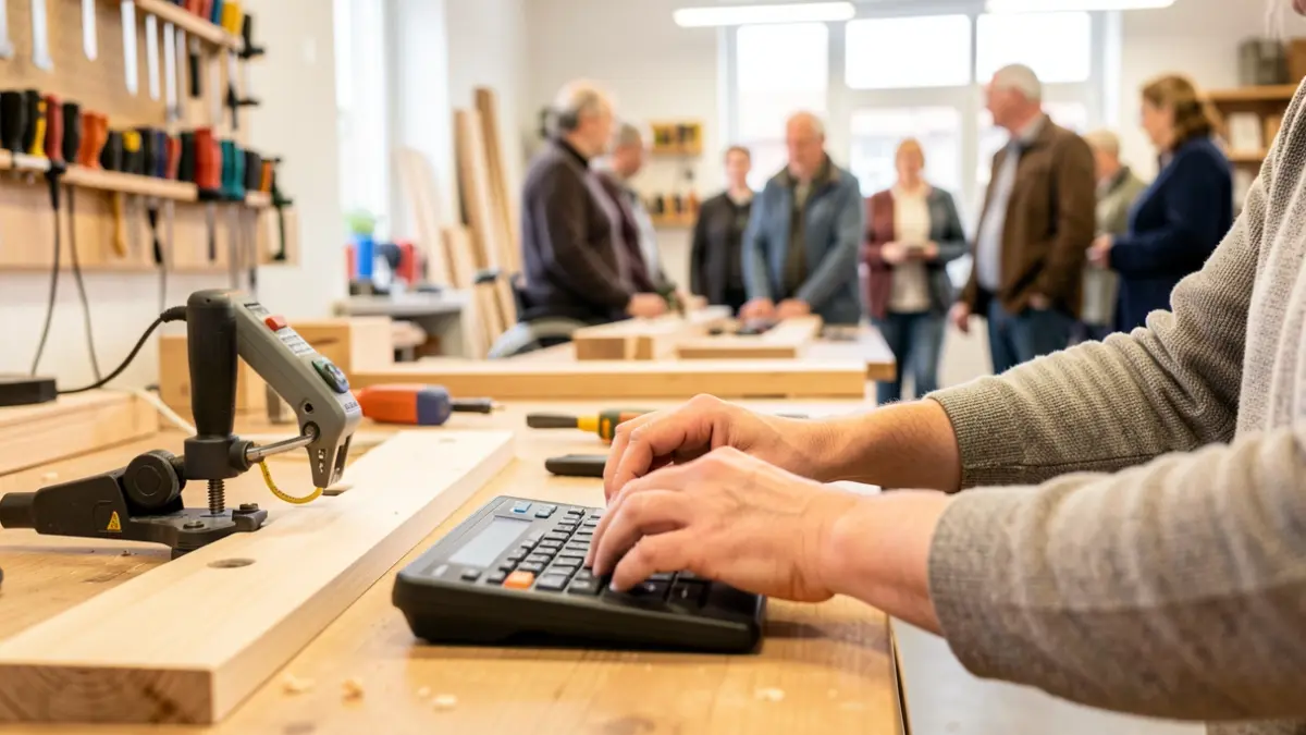 Carpentry workshop modernized with digital tools for people with disabilities.