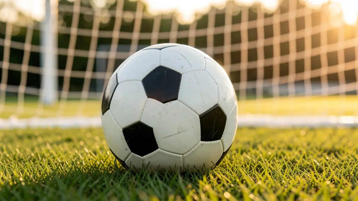 Imagen genérica de un balón de fútbol sobre césped.