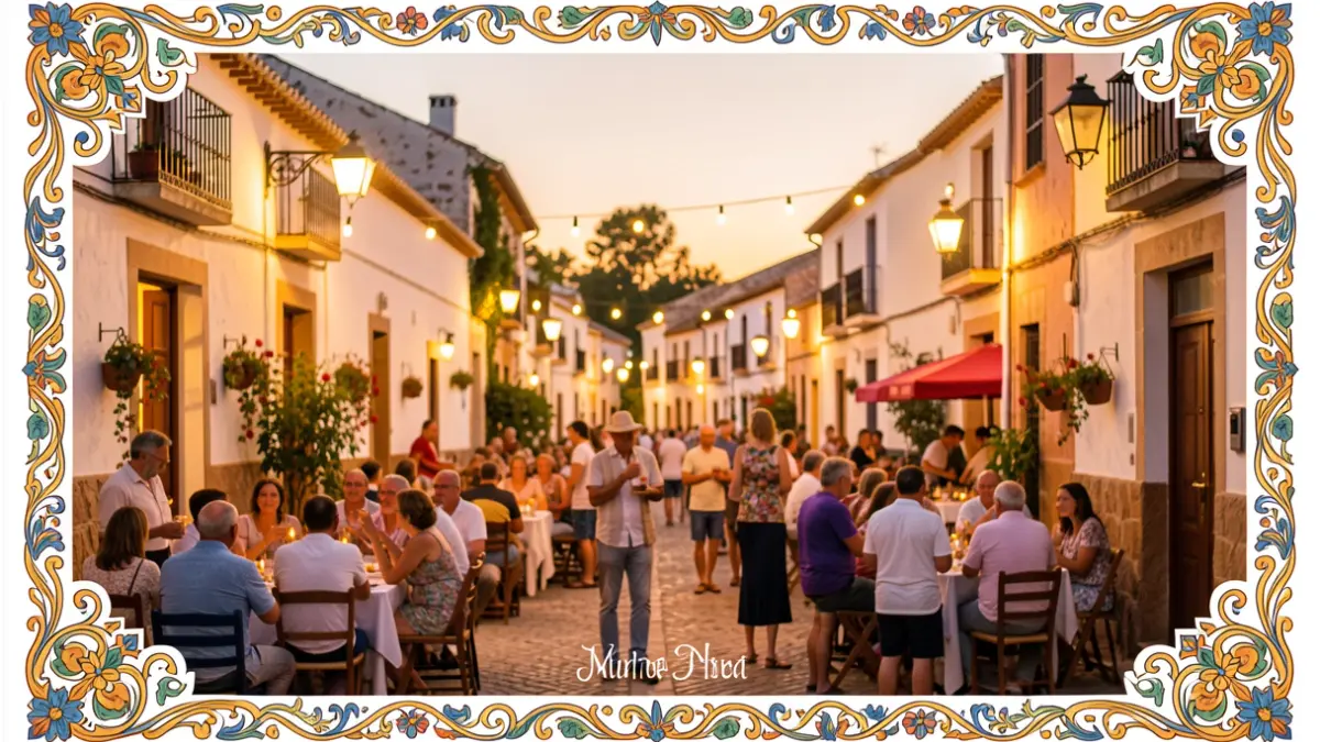 Artistic poster for the Guadalcázar Fair and Popular Festivals 2026, created by Sara Muñoz Herzog.