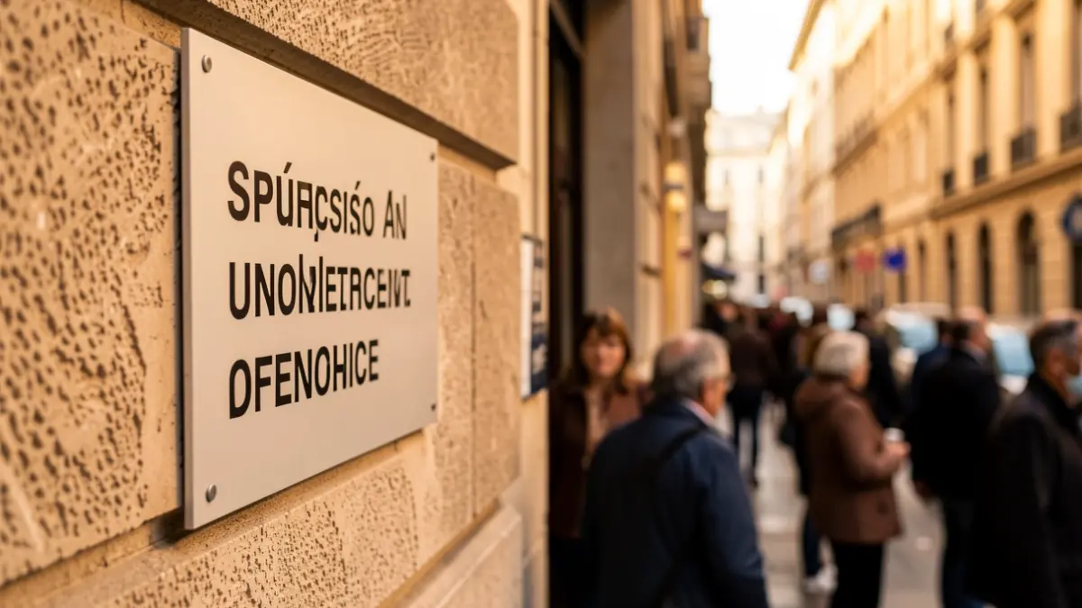 Generic image of an employment office in Andalusia.