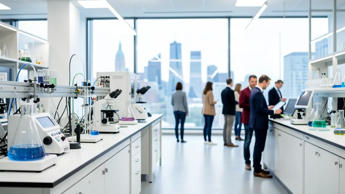 Generic image of a modern laboratory with advanced scientific equipment.