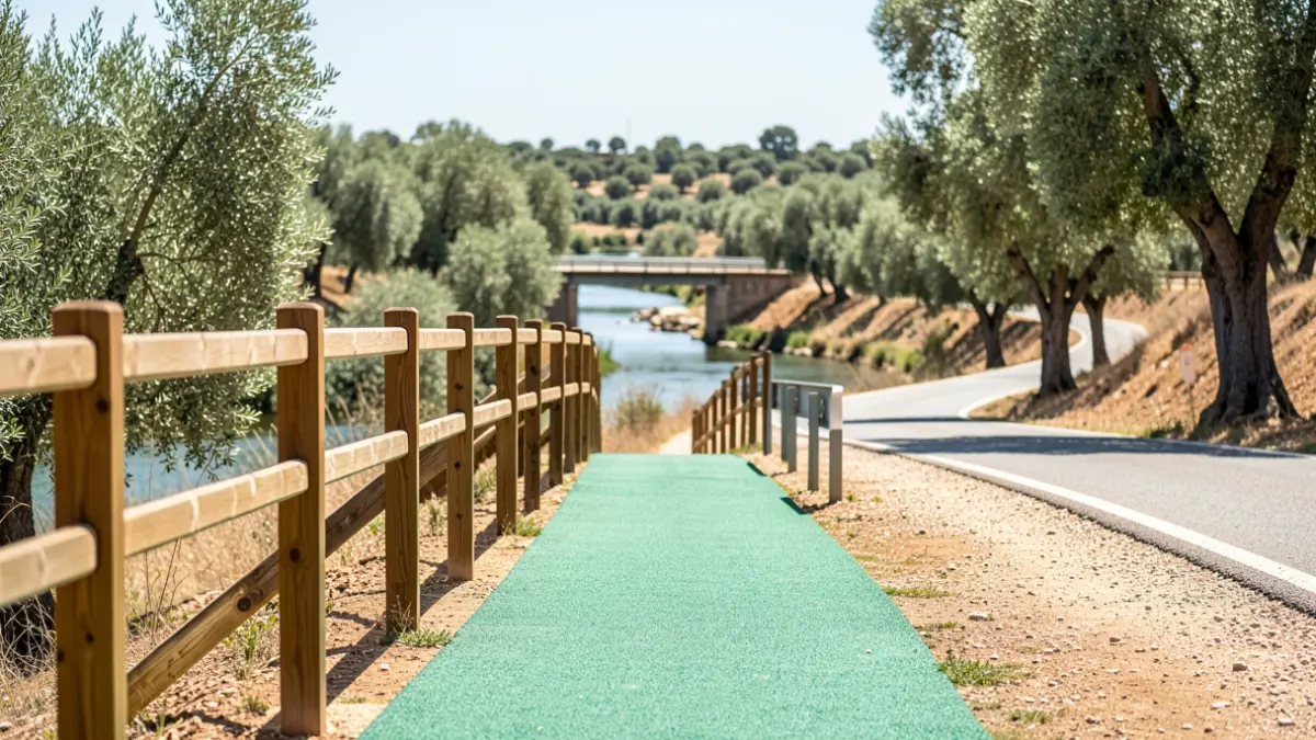 Nuevo carril peatonal seguro en la Estación Linares-Baeza.