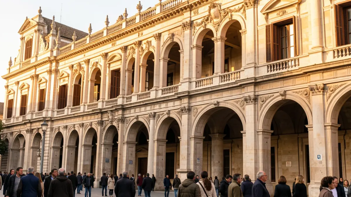 Fachada del Palacio de la Merced, sede de la Diputación de Córdoba.