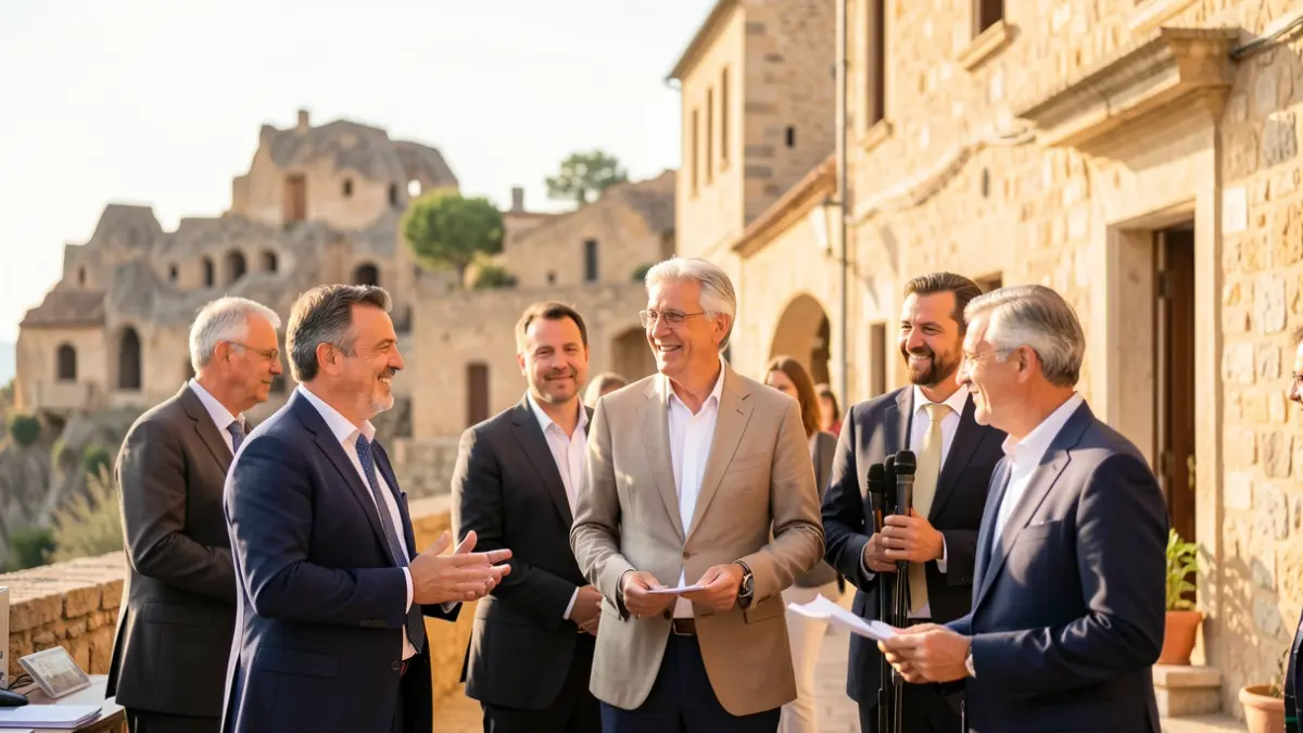 Delegation from La Línea de la Concepción in Matera for the Capital of Dialogue and Culture of the Mediterranean.