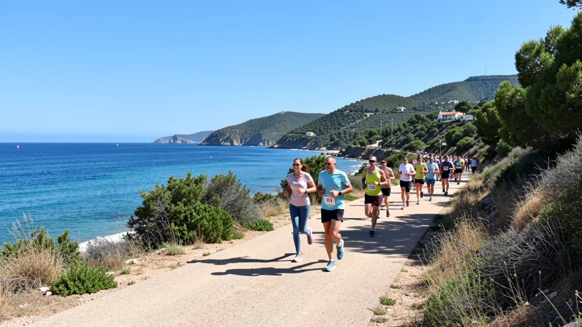 Generic image of a coastal route in Andalusia with the Mediterranean Sea.