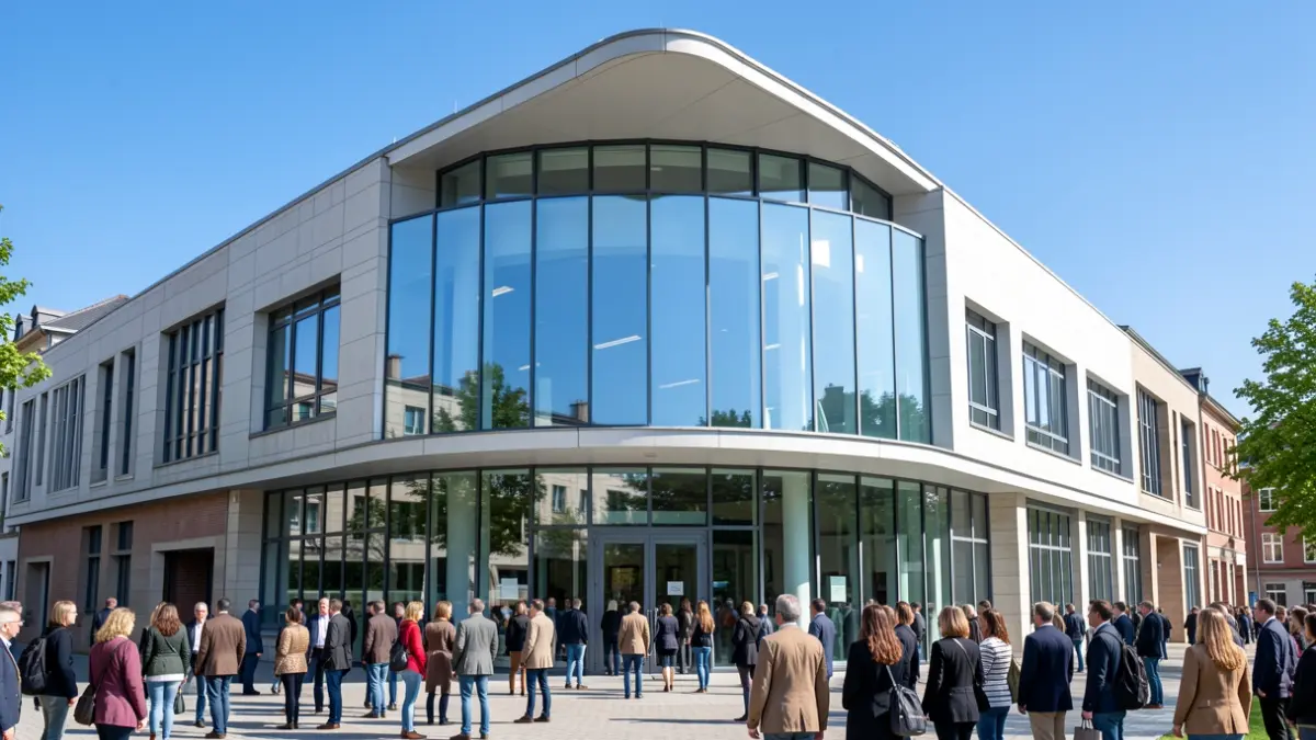 Generic image of a modern university building.