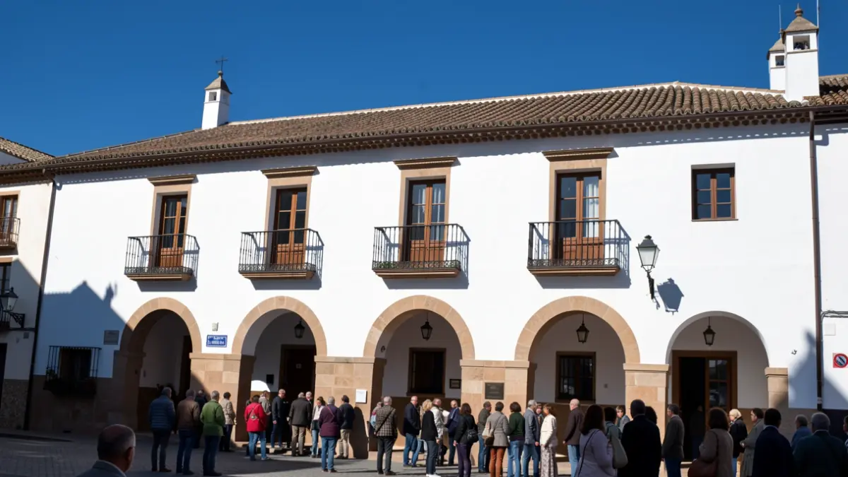 Fachada del Ayuntamiento de Montoro.