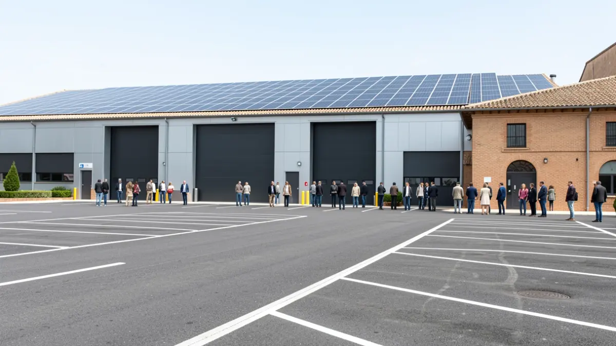 Nueva base de operaciones de limpieza en el Polígono de Alborán, Motril.