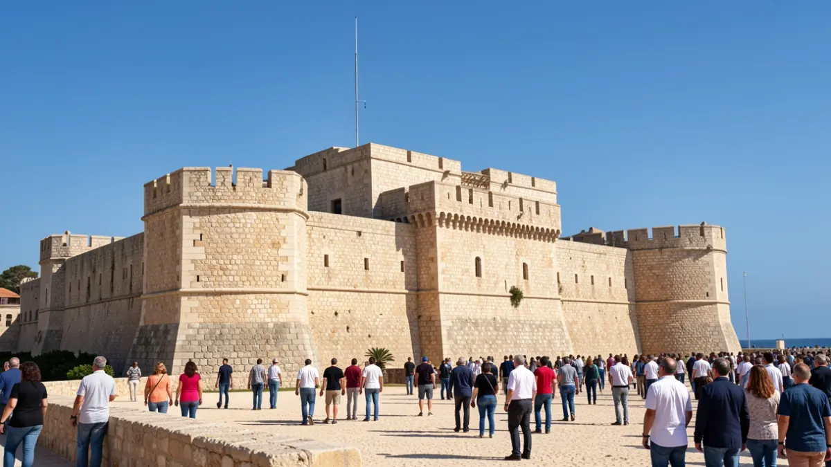 Castillo de Santa Ana en Roquetas de Mar.