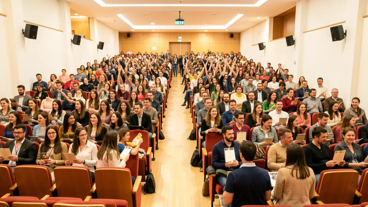 Generic image of an academic awards ceremony in Andalucía.