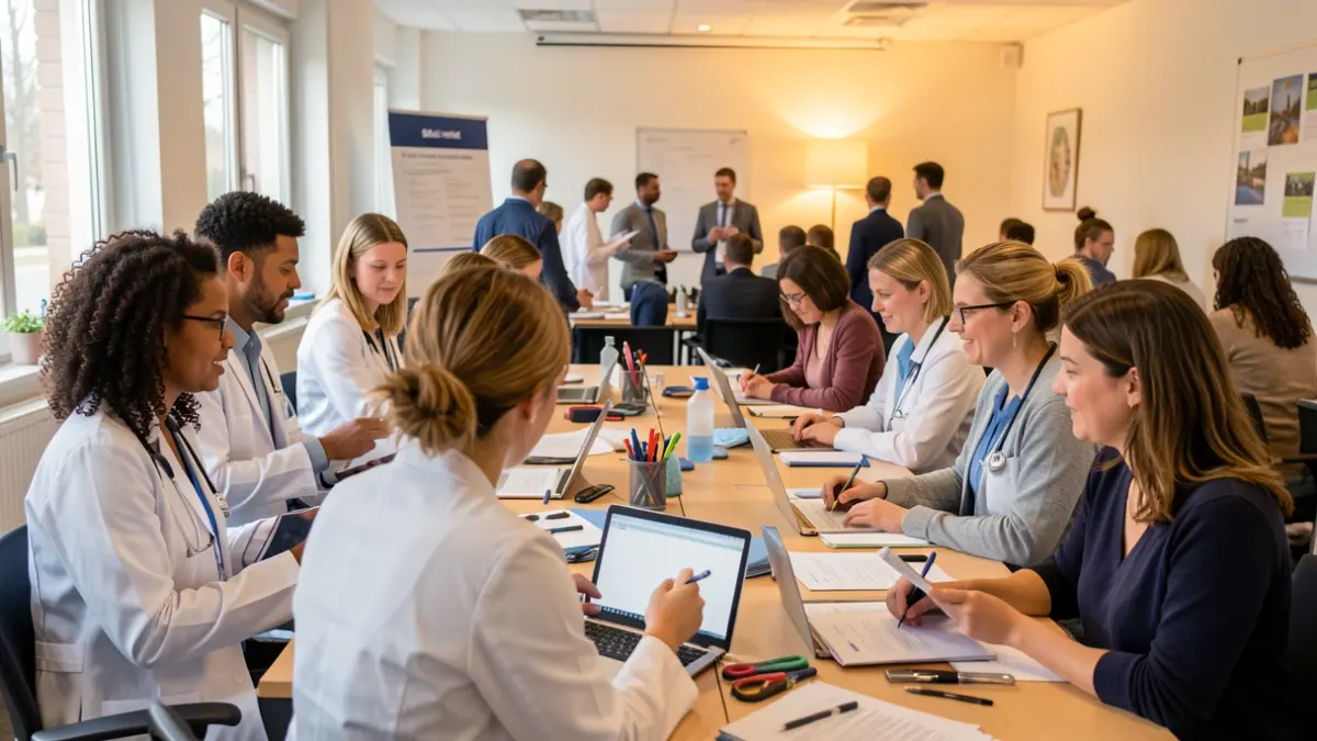 Generic image of people participating in a professional training workshop.