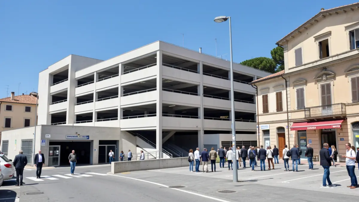 Nuevo aparcamiento municipal en Priego de Córdoba.