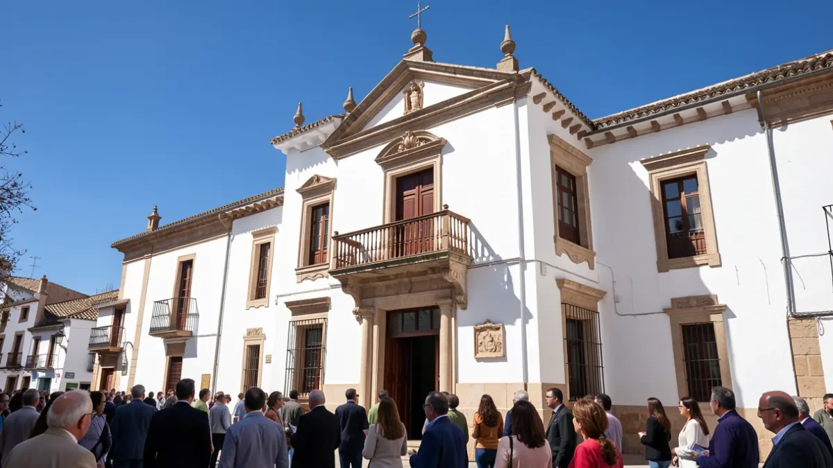 Fachada del Ayuntamiento de Priego de Córdoba.