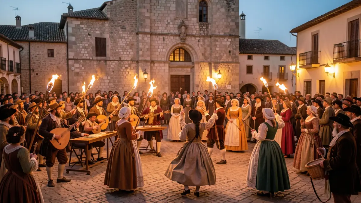 Imagen genérica de una recreación histórica de los Juegos Moriscos en una plaza de Andalucía.