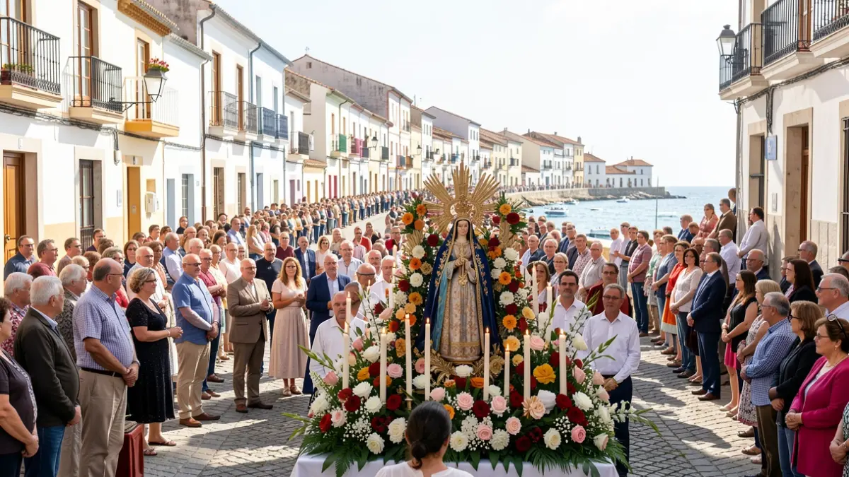 Procesión de la Virgen del Carmen en San Fernando.