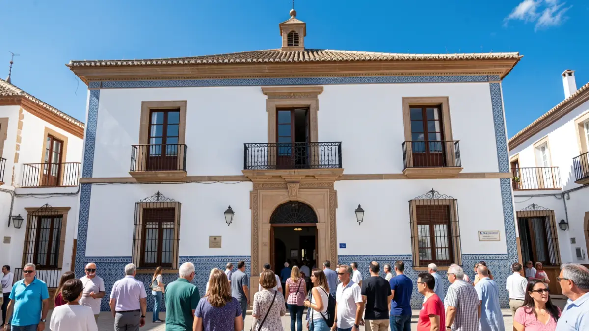 Fachada del Ayuntamiento de Villa del Río.