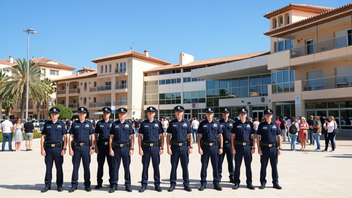 Eleven new Torremolinos Local Police officers take up their posts.