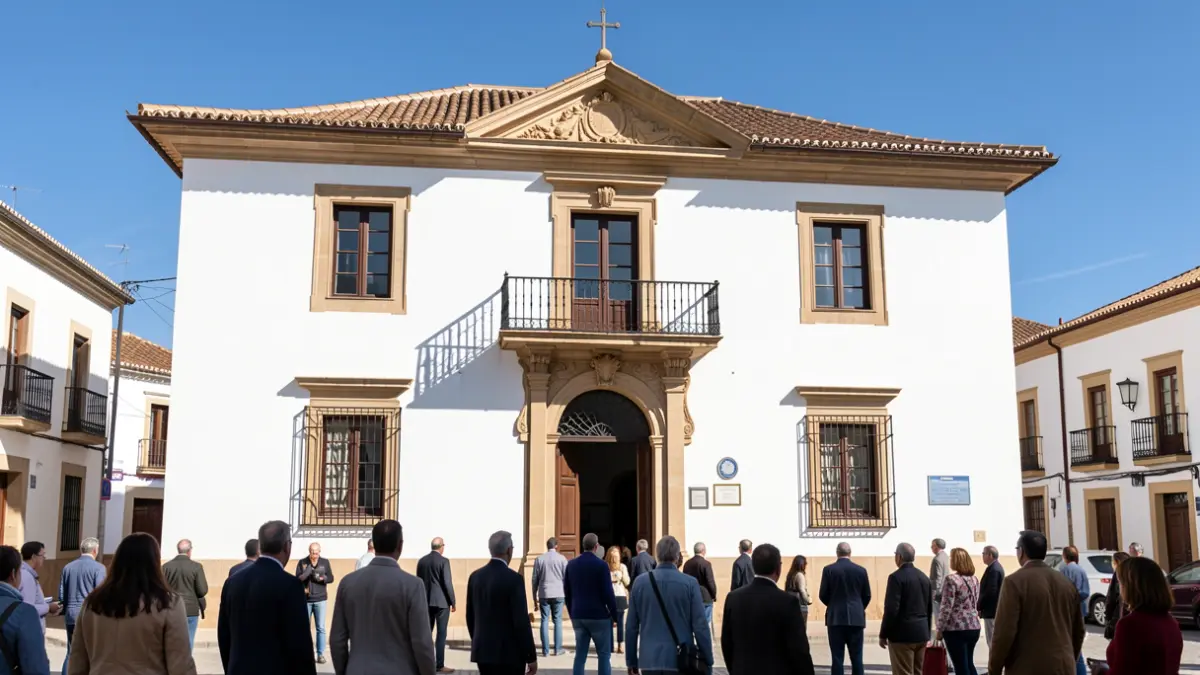 Fachada del Ayuntamiento de Villa del Río.