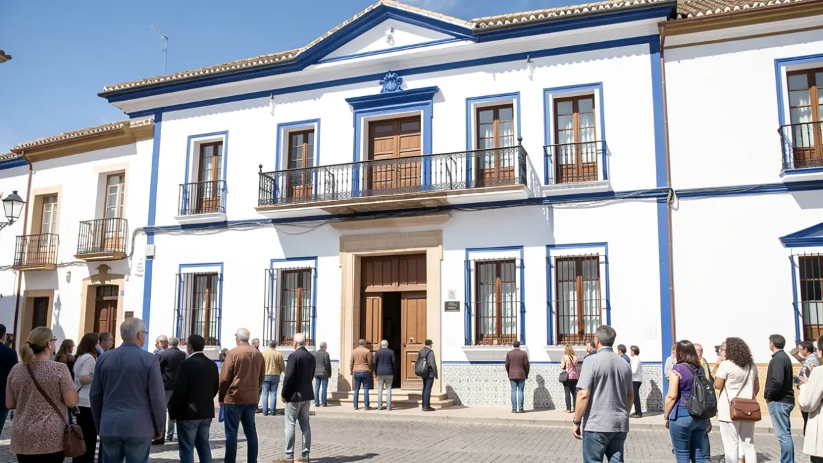 Fachada del Ayuntamiento de Villafranca de Córdoba.