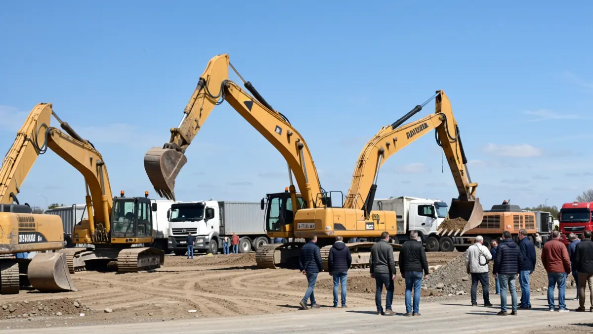 Generic image of construction machinery and works.