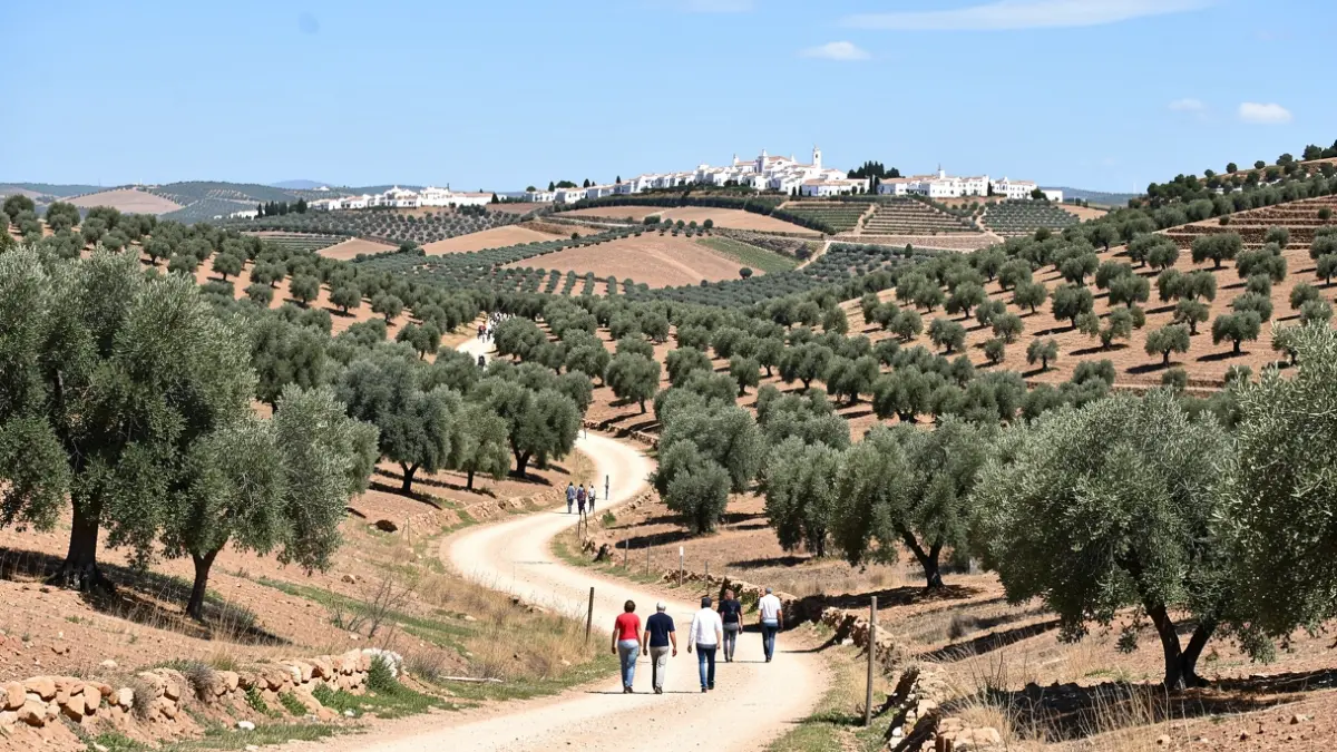 Imagen genérica de una ruta de senderismo en Andalucía.