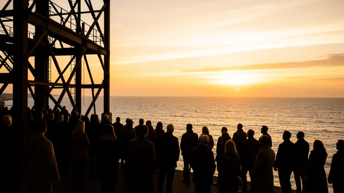 Imagen genérica de un concierto al atardecer en un lugar histórico.