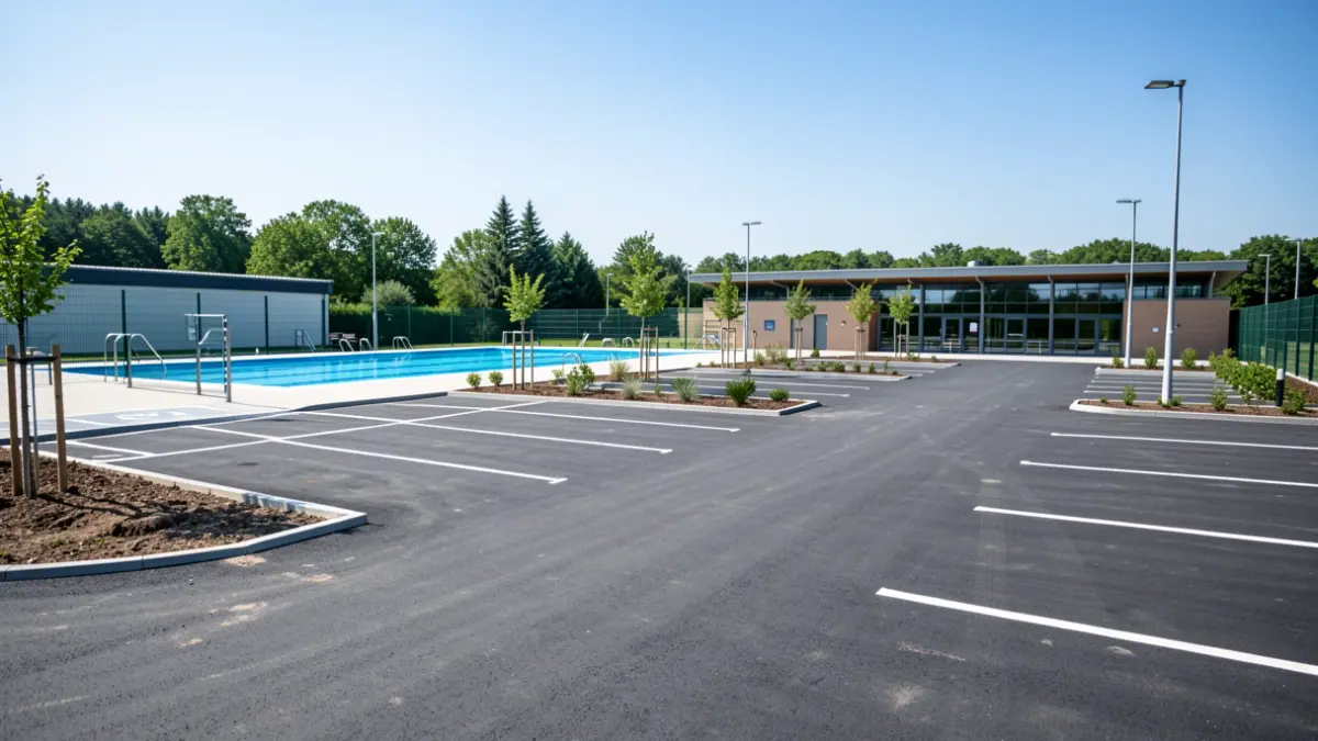 Nuevos aparcamientos gratuitos junto a instalaciones deportivas en Baza.