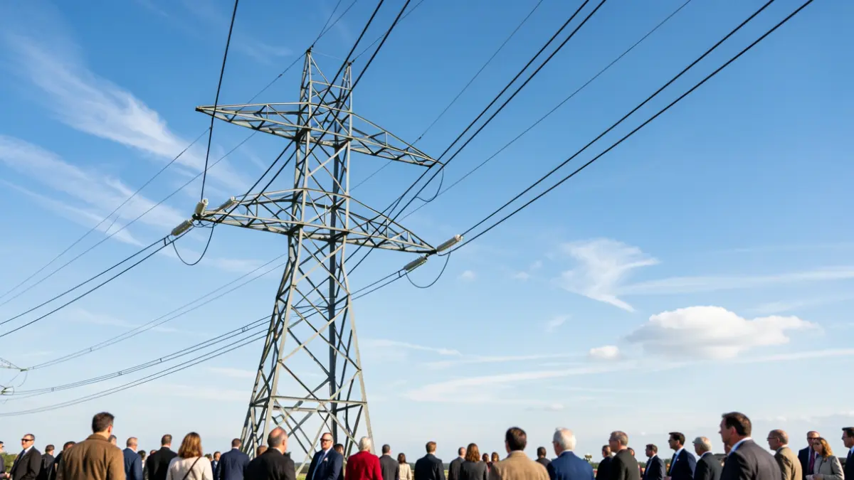 Generic image of a power line tower.