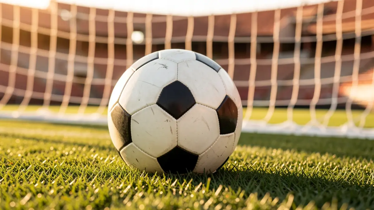Imagen genérica de un balón de fútbol sobre césped.