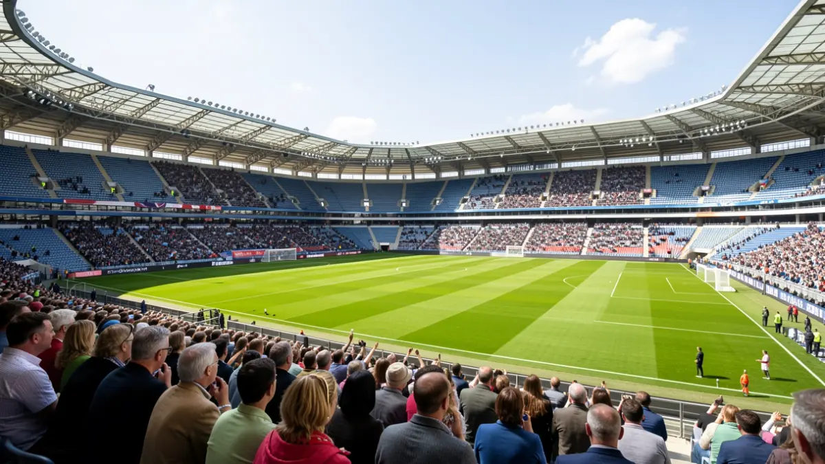 Generic image of an empty football stadium.
