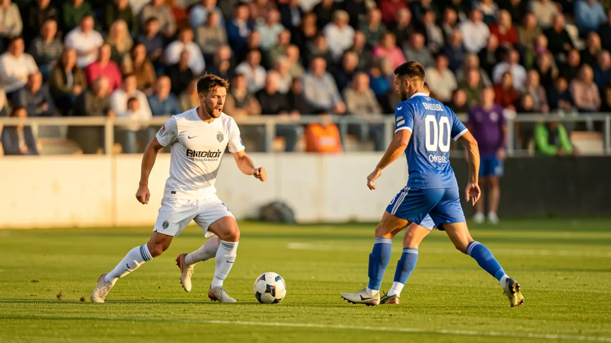 Imagen genérica de un partido de fútbol de pretemporada en Andalucía.