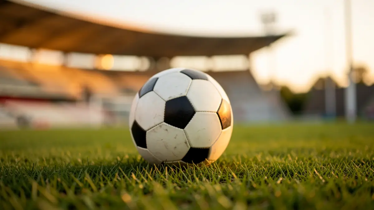 Imagen genérica de un balón de fútbol sobre césped.