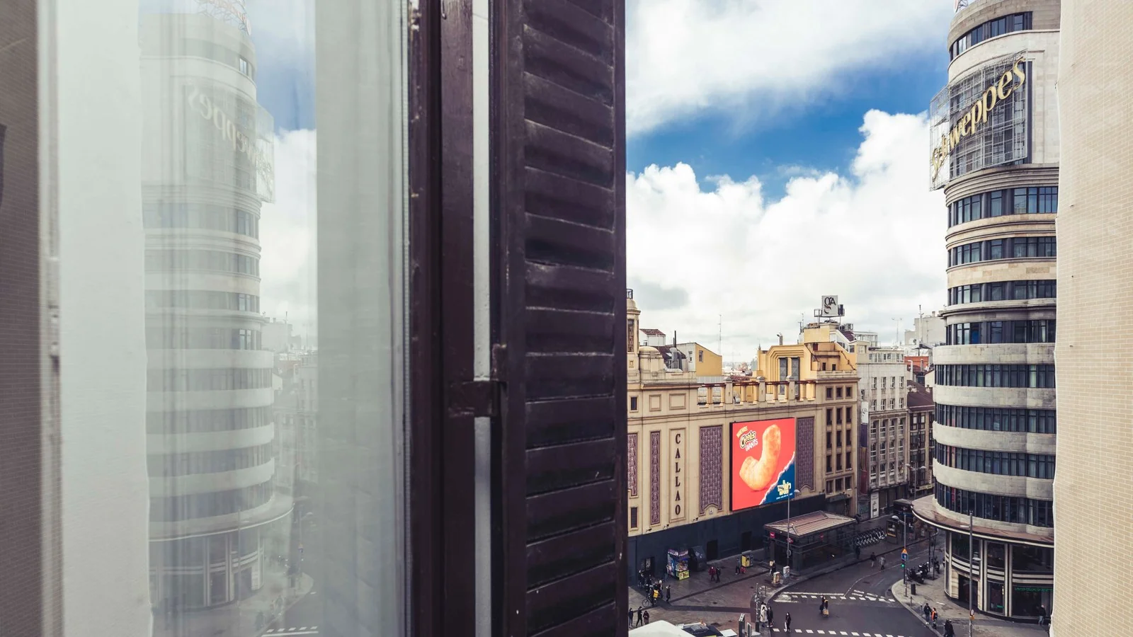 Success in Madrid: the fifth floor of Gran Vía 44, with Callao in view