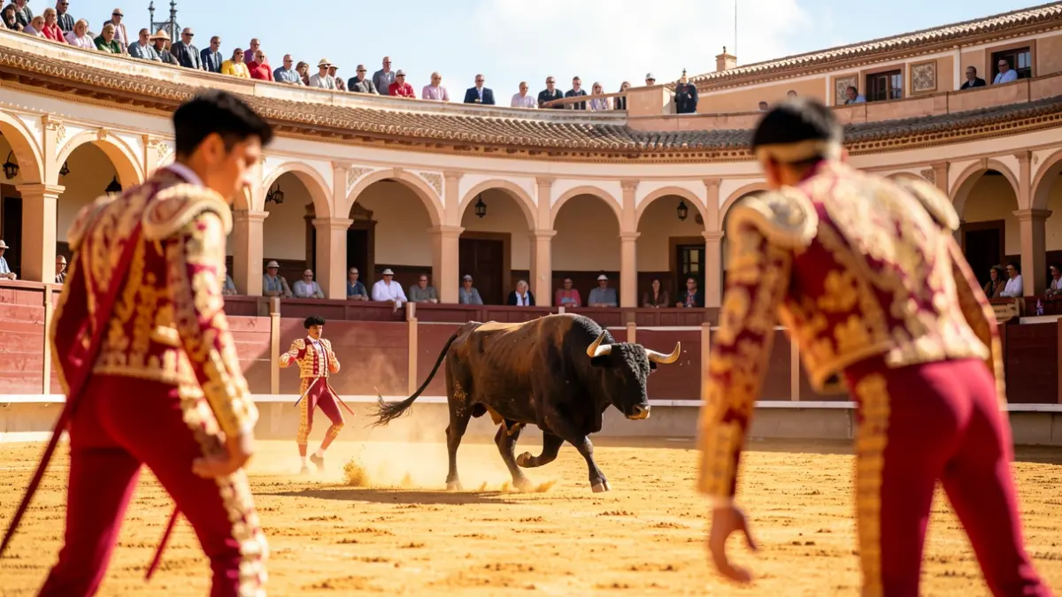 Imagen genérica de una corrida de toros en una plaza andaluza.
