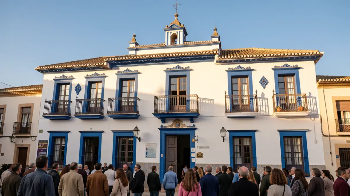 Facade of the Hinojosa del Duque Town Hall.