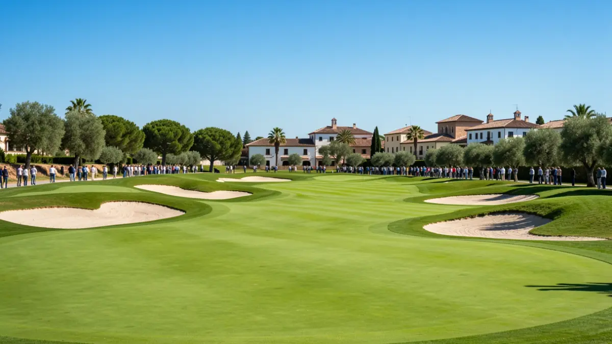 Generic image of a golf course in Andalusia.