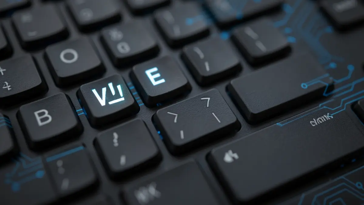 Generic image of a computer keyboard with the 'W', 'E', 'B' keys highlighted.