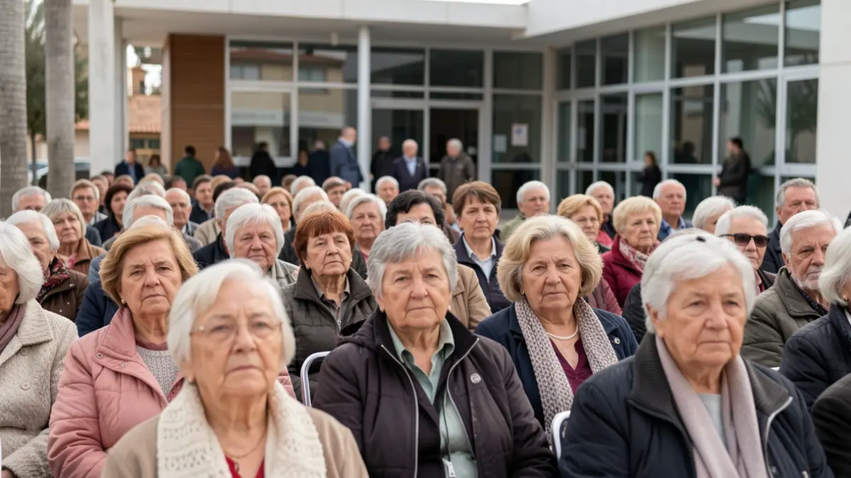 Generic image of elderly people in Almería.