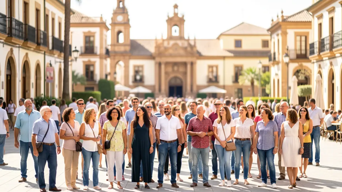 Generic image of population growth in an Andalusian city.