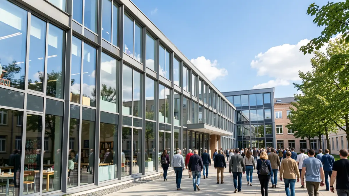 Generic image of a modern university building facade.